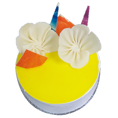 "Round shape Pineapple Cake  -1 Kg - Click here to View more details about this Product